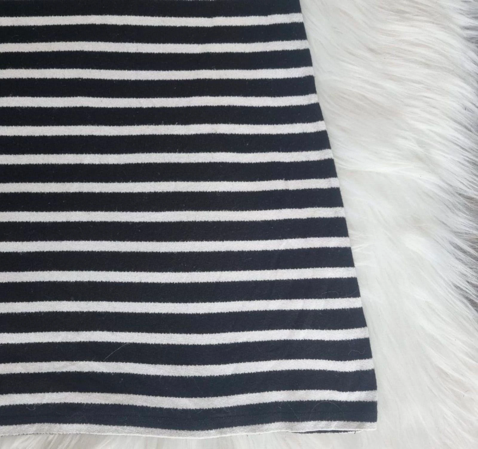 ONLY Robe d'été rayée noir/blanc avec dos à bretelles (Taille M) – photo 8